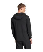 adidas Tiro 25 Vis Tech Competition Hooded Trainingsjack Zwart Donkergrijs - thumbnail