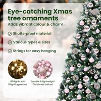 VidaXL Kunstkerstboom groen 210 cm pvc en staal en kunststof - thumbnail