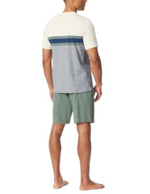 Schiesser Schiesser Pyjama Short khaki 182607 58/3XL