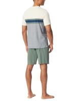 Schiesser Schiesser Pyjama Short khaki 182607 58/3XL - thumbnail