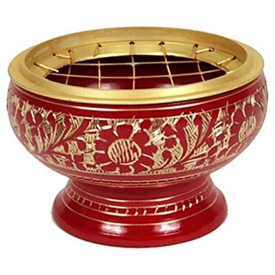 Wierookbrander Messing Blauw Wierookbrander Messing Blauw