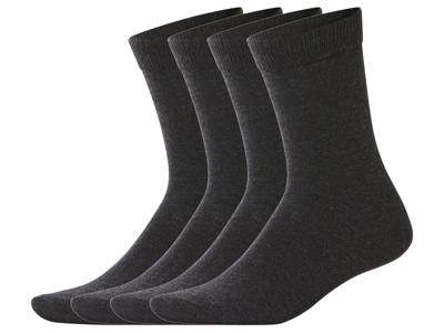 esmara Men 4 Paar sokken (Antraciet, 43-46) esmara Men 4 Paar sokken (Antraciet, 43-46)