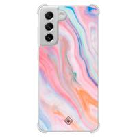 Samsung Galaxy S21 FE shockproof hoesje - Pink glam - thumbnail