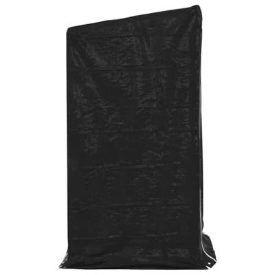 VidaXL Haardhoutrek met regenhoes 100x100x200 cm gegalvaniseerd staal