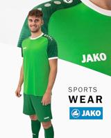 JAKO 4224 Shirt Iconic Km - Zachtgroen/Sportgreen - M - thumbnail