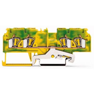 WAGO 880-837/999-940 Aardingsklem 5 mm Spanveer Toewijzing: Terre Groen, Geel 50 stuk(s)