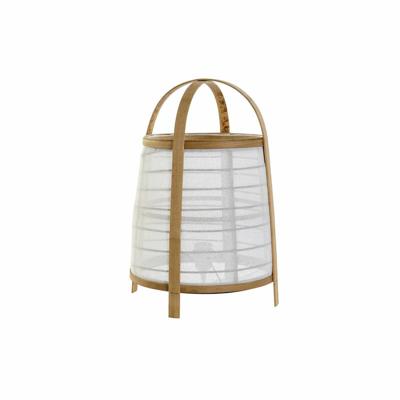Bureaulamp DKD Home Decor Wit Natuurlijk Bamboe 40 W 220 V 32 x 32 x 45,5 cm Bureaulamp DKD Home Decor Wit Natuurlijk Bamboe 40 W 220 V 32 x 32 x 45,5 cm