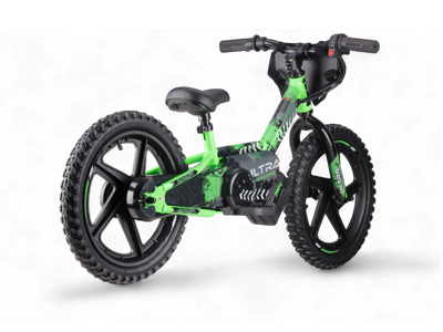 24-volt elektrische loopfiets met 16-inch wielen, elektrische motor - groen