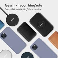 Accezz Liquid Silicone Backcover met MagSafe voor Samsung Galaxy S25 Plus Telefoonhoesje Grijs - thumbnail