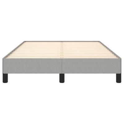 Bedframe zonder matras 120x190 cm stof lichtgrijs