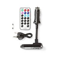 FM-Audiotransmitter voor Auto | Zwanenhals | Handsfree bellen | 0.4 " | LCD-Scherm | Bluetooth® | 5.0 V DC / 0.5 A | Zwart - thumbnail