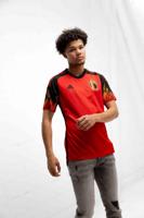België Thuis Shirt Senior 2022-2023 - Maat L - Kleur: Rood | Soccerfanshop - thumbnail