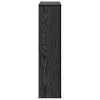 VidaXL Radiatorafdekking zwart eiken 78 x 20 x 82 cm bewerkt hout - thumbnail