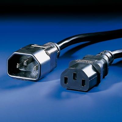 Bachmann 356.120 Apparaat (koud) Aansluitkabel Zwart 1.00 m