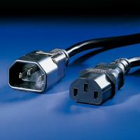 Bachmann 356.120 Apparaat (koud) Aansluitkabel Zwart 1.00 m - thumbnail