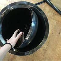 Kamerveger / zaalbezem plat ongelakt kokos 100cm (FSC 100%) - thumbnail