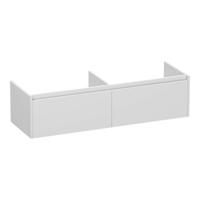 Brauer Embrace - Onderkast - 140 cm - met 2 Softclose Lades Greeploos en 2 Sifon Uitsparingen - Hoogglans Wit - thumbnail