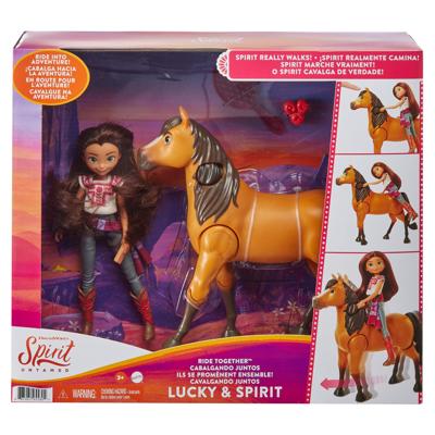 Spirit Untamed speelset Samen op Weg Lucky pop en Spirit