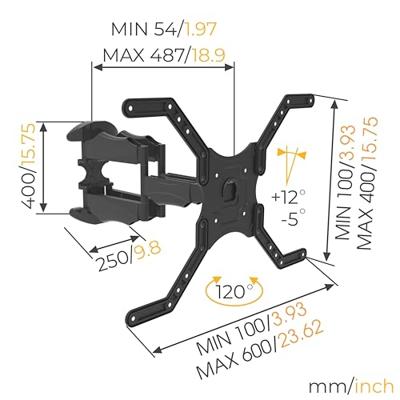 TV houder Nanook Wall Mount 55" 65" 40"