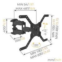 TV houder Nanook Wall Mount 55" 65" 40" - thumbnail