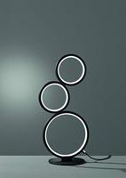 Trio TafellampRondo mat zwart - 522610332 - thumbnail