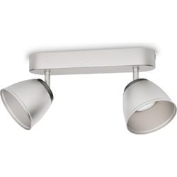 Philips myLiving Spotlamp County RVS 2-spot Philips myLiving Spotlamp County RVS 2-spot