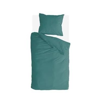 Byrklund Dekbedovertrek Go Velvet - 140x220 - Voor: 100% Polyester, achter 100% Katoen - Groen
