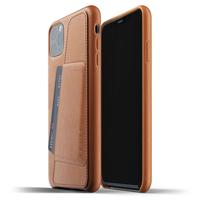 Mujjo Leather Wallet Case iPhone 11 Pro Max bruin - MUJJO-CL-004-TN - thumbnail