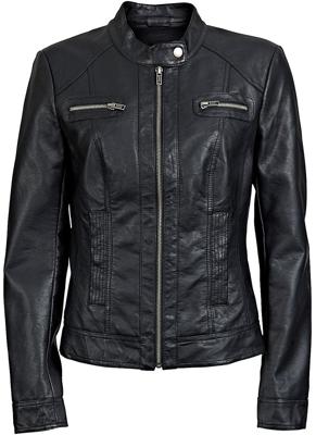 Only 15081400 Onlbandit Faux Leather Biker Leer En Leatherlook Black 15081400