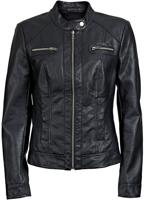 Only 15081400 Onlbandit Faux Leather Biker Leer En Leatherlook Black 15081400 - thumbnail