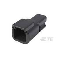 TE Connectivity DTMH04-2PB Male behuizing (kabel) DTMH Totaal aantal polen: 2 Inhoud: 1 stuk(s) - thumbnail
