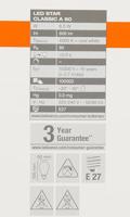 OSRAM HOMELIGHTING 4058075112308 LED-lamp Energielabel E (A - G) E27 Peer 6.5 W = 60 W Koudwit (Ø x l) 60 mm x 105 mm 1 stuk(s) - thumbnail