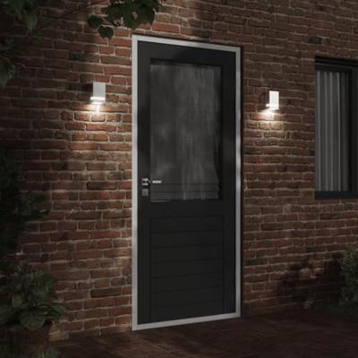 Buitenwandlamp roestvrij staal zilverkleurig Buitenwandlamp roestvrij staal zilverkleurig
