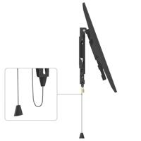 Hama Tv-muurbeugel Kantelbaar Antidiefstal-voorziening 165 Cm (65) Tot 50 Kg - thumbnail