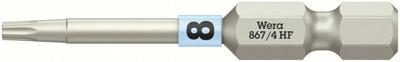 Wera 867/4 TORX® HF bits met vasthoudfunctie, TX 8 x 50 mm - 05060505001 Wera 867/4 TORX® HF bits met vasthoudfunctie, TX 8 x 50 mm - 05060505001