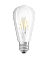 OSRAM HOMELIGHTING 4058075434424 LED-lamp Energielabel E (A - G) E27 Peer 4 W = 40 W Warmwit (Ø x l) 64 mm x 143 mm 1 stuk(s) - thumbnail