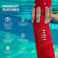 JBL FLIP 6 20 W Rood Bluetooth luidspreker - thumbnail