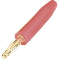 Schnepp FK 2000 Lamellenstekker Stekker, recht Stift-Ø: 2 mm Rood 1 stuk(s) - thumbnail