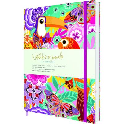 Car Pintos Birds, Butterflies & Flowers Notitieboek
