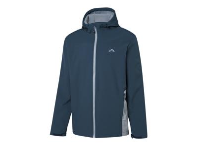 CRIVIT Heren thermo softshell jas (Blauw, L)