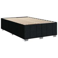 Boxspring met matras stof zwart 140x200 cm - thumbnail