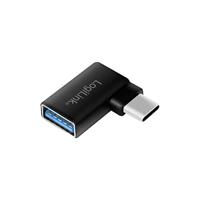 LogiLink USB 3.2 Gen 1 (USB 3.0) Adapter [1x USB 3.2 Gen 1 bus A (USB 3.0) - 1x USB 3.2 Gen 1 stekker C (USB 3.0)] AU0055 90° haaks naar rechts - thumbnail