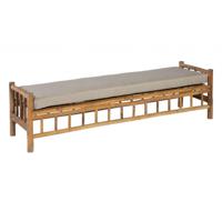 Bamboo Tennis Bench Taupe tuinmeubel Exotan - Exotan - thumbnail