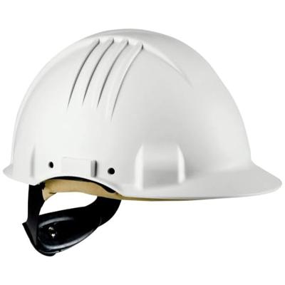 3M G3501M-VI veiligheidshelm wit - met zweetband en ratel draaiknop