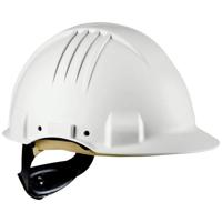 3M G3501M-VI veiligheidshelm wit - met zweetband en ratel draaiknop - thumbnail