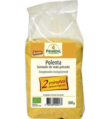 Primeal Polenta voorgekookte maisgriesmeel bio 500 Gram