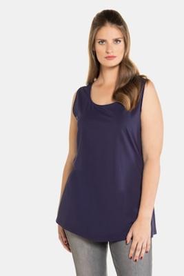 Ulla Popken Top, crêpekwaliteit, brede schouderbandjes - Grote Maten Ulla Popken Top, crêpekwaliteit, brede schouderbandjes - Grote Maten