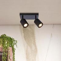 GOOD&MOJO Plafondlamp 'Java' 2-lamps, Bamboe, kleur Zwart - thumbnail