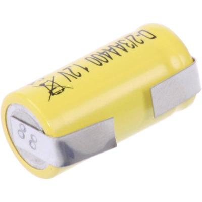 Mexcel D-2/3AA400 Speciale oplaadbare batterij 2/3 AA U-soldeerlip, Flat-top NiCd 1.2 V 400 mAh 1 stuk(s)