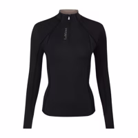 LeMieux Baselayer Classique Lange mouw zwart maat:42 - thumbnail